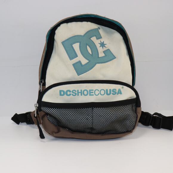 Vintage Y2K DC Shoes Mini Backpack Logo Skate Bag - Picture 1 of 4